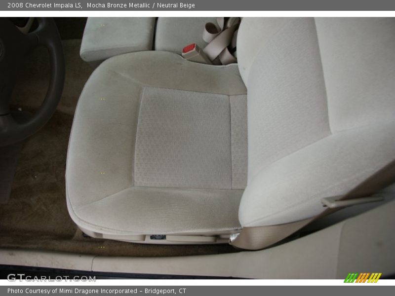 Mocha Bronze Metallic / Neutral Beige 2008 Chevrolet Impala LS