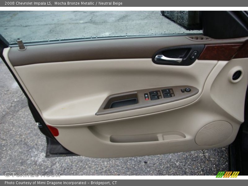 Mocha Bronze Metallic / Neutral Beige 2008 Chevrolet Impala LS