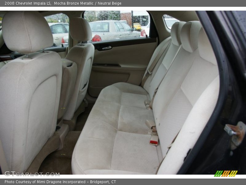 Mocha Bronze Metallic / Neutral Beige 2008 Chevrolet Impala LS