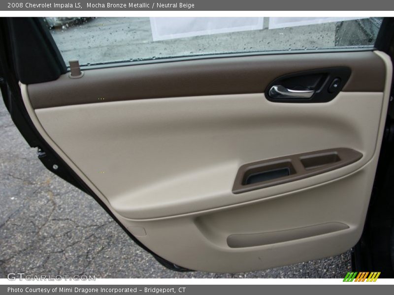 Mocha Bronze Metallic / Neutral Beige 2008 Chevrolet Impala LS