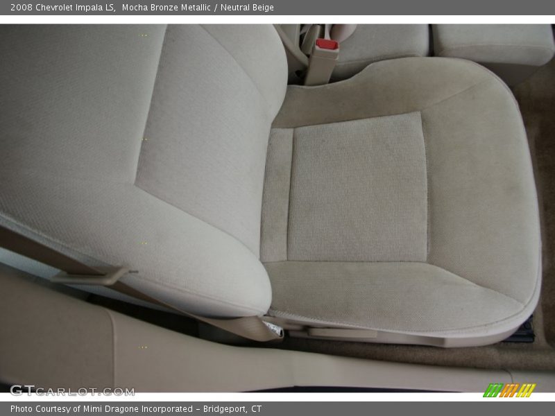 Mocha Bronze Metallic / Neutral Beige 2008 Chevrolet Impala LS