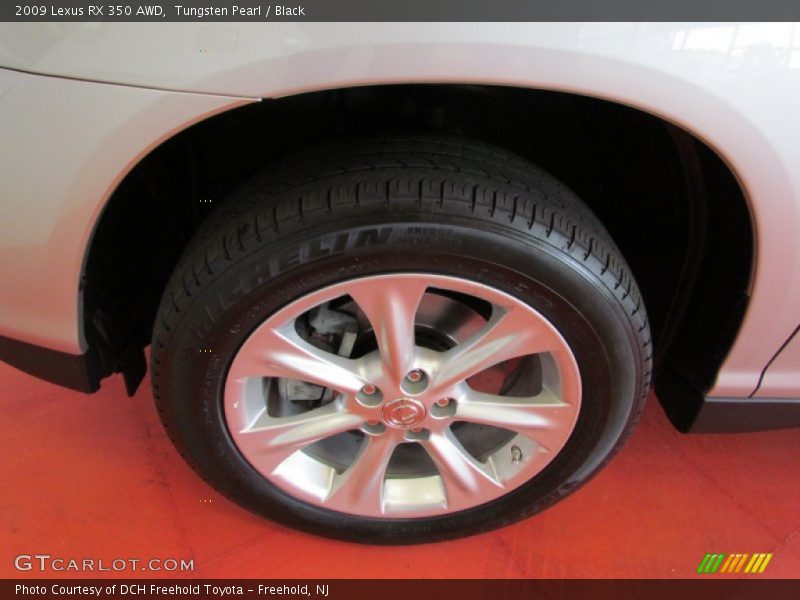 Tungsten Pearl / Black 2009 Lexus RX 350 AWD