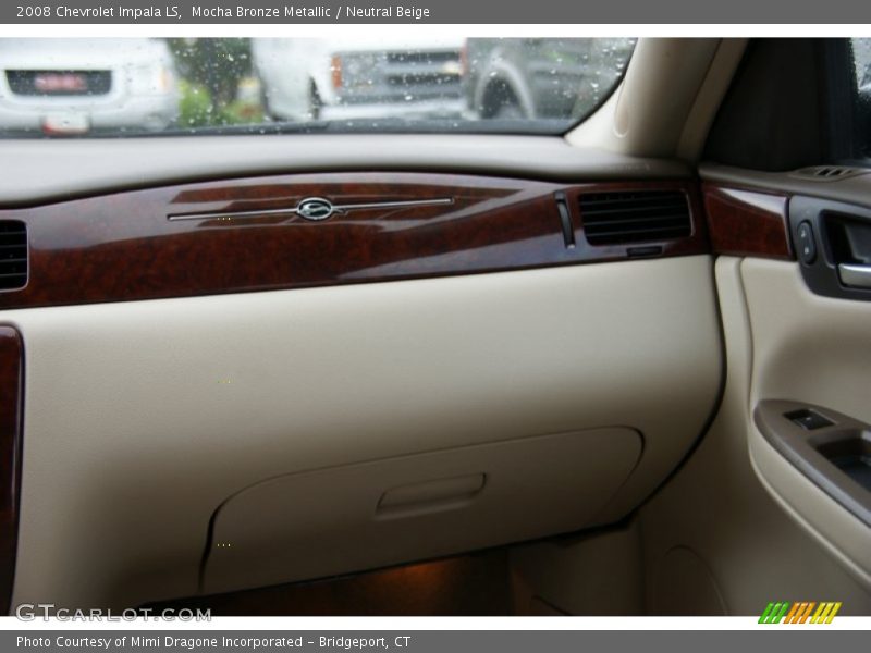 Mocha Bronze Metallic / Neutral Beige 2008 Chevrolet Impala LS