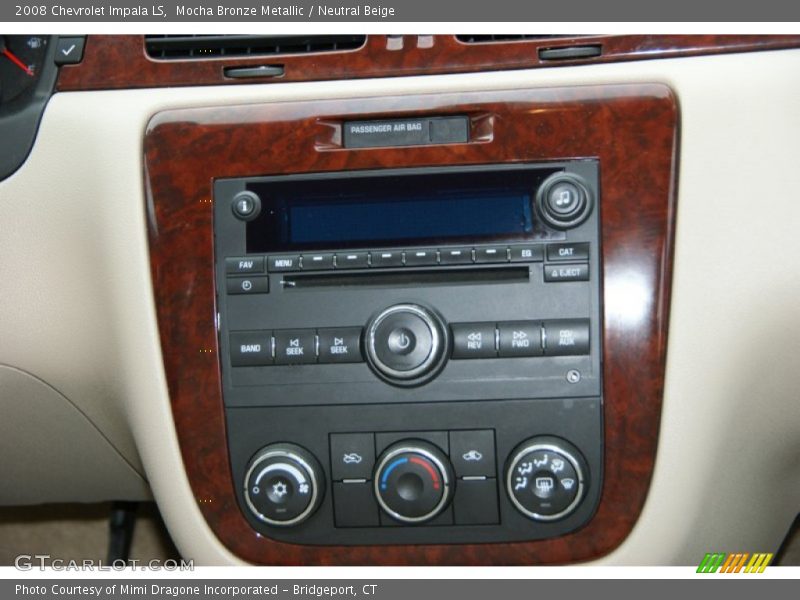 Mocha Bronze Metallic / Neutral Beige 2008 Chevrolet Impala LS