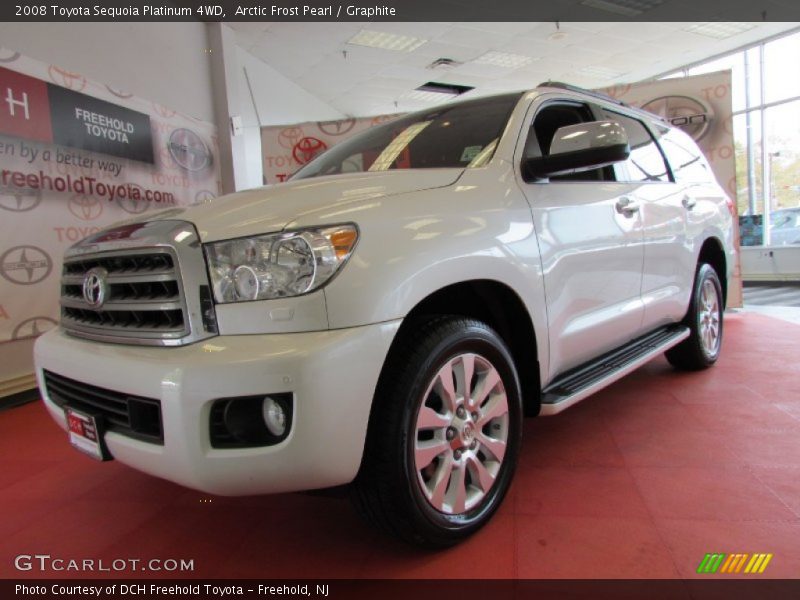 Arctic Frost Pearl / Graphite 2008 Toyota Sequoia Platinum 4WD