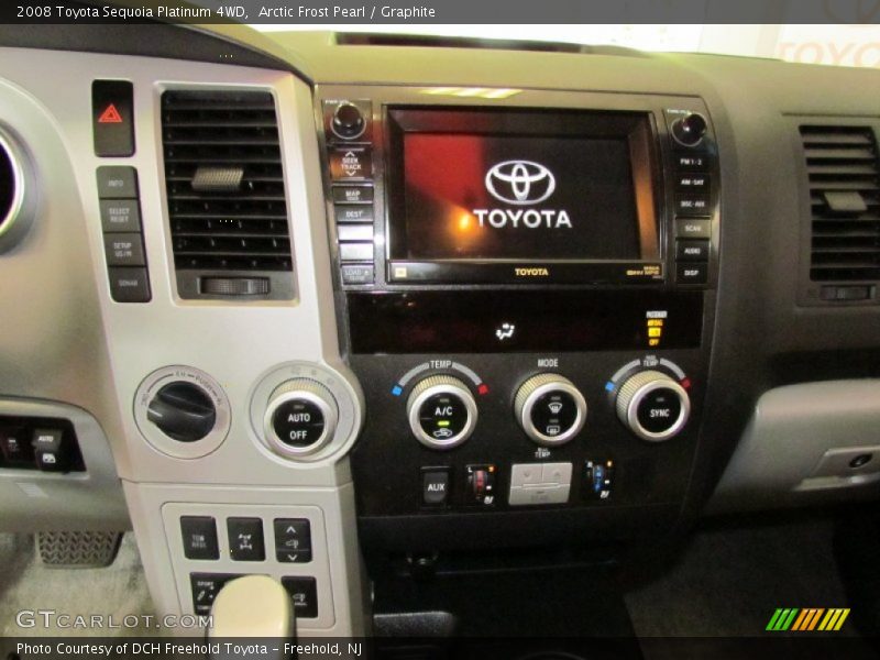 Arctic Frost Pearl / Graphite 2008 Toyota Sequoia Platinum 4WD