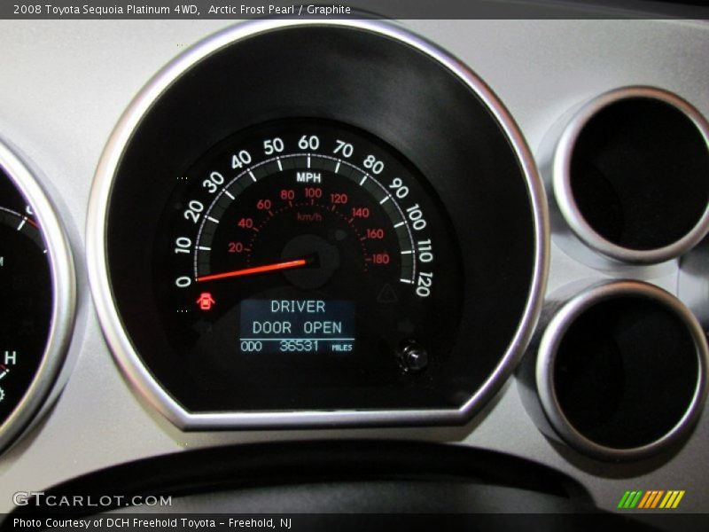 Arctic Frost Pearl / Graphite 2008 Toyota Sequoia Platinum 4WD