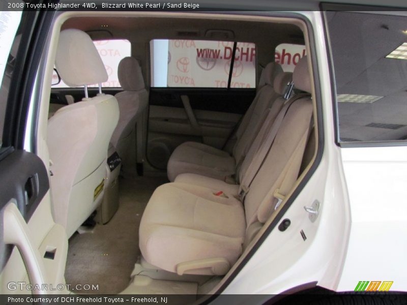 Blizzard White Pearl / Sand Beige 2008 Toyota Highlander 4WD