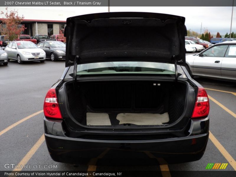 Black / Titanium Gray 2007 Chevrolet Malibu LT Sedan