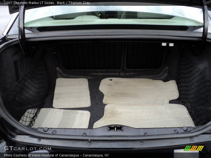 Black / Titanium Gray 2007 Chevrolet Malibu LT Sedan
