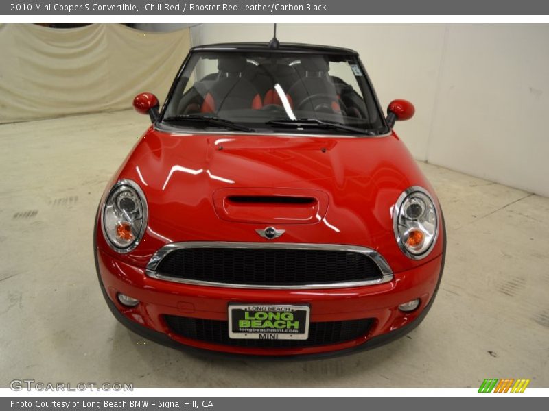 Chili Red / Rooster Red Leather/Carbon Black 2010 Mini Cooper S Convertible