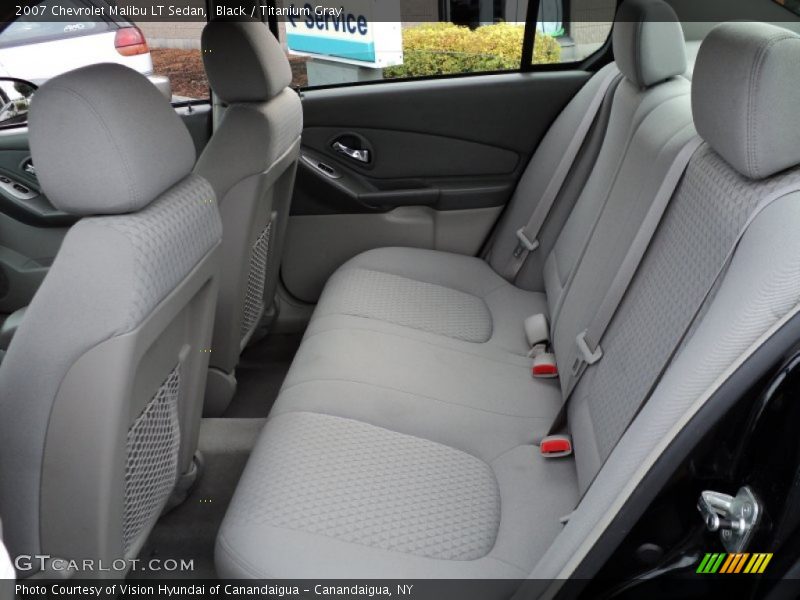 Black / Titanium Gray 2007 Chevrolet Malibu LT Sedan