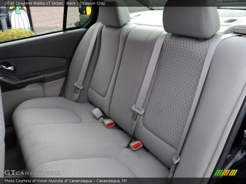 Black / Titanium Gray 2007 Chevrolet Malibu LT Sedan