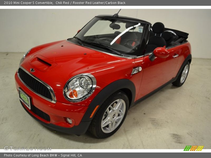 Chili Red / Rooster Red Leather/Carbon Black 2010 Mini Cooper S Convertible