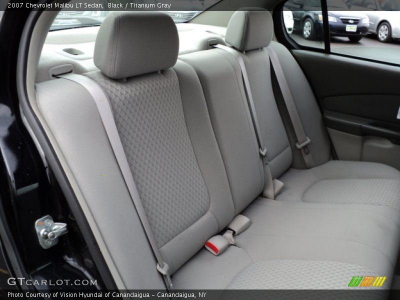 Black / Titanium Gray 2007 Chevrolet Malibu LT Sedan