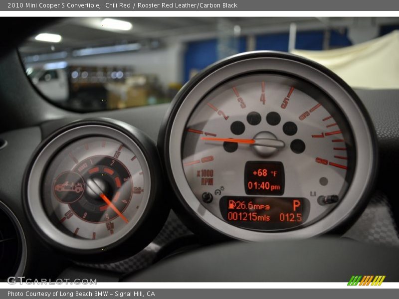 Chili Red / Rooster Red Leather/Carbon Black 2010 Mini Cooper S Convertible