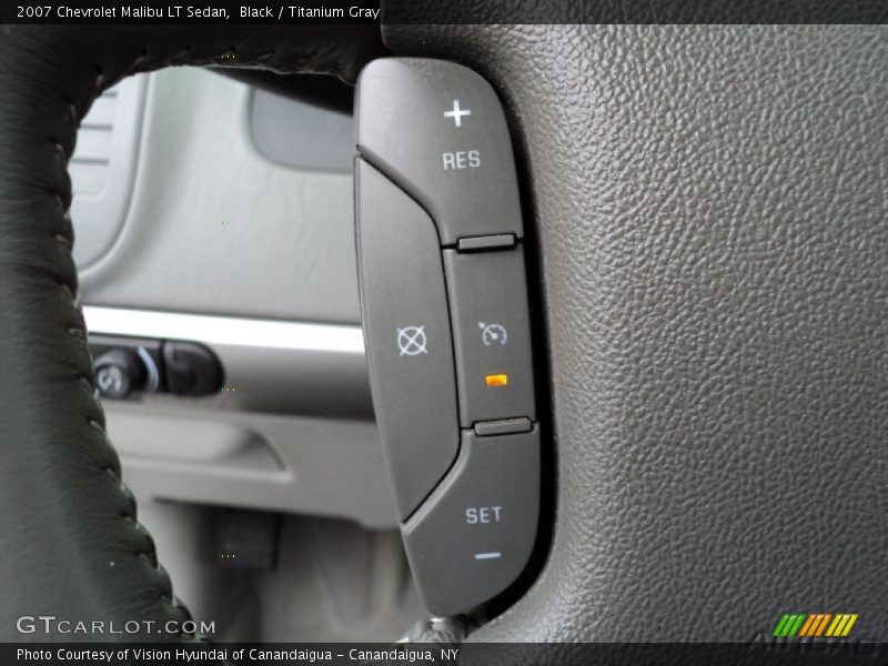 Black / Titanium Gray 2007 Chevrolet Malibu LT Sedan