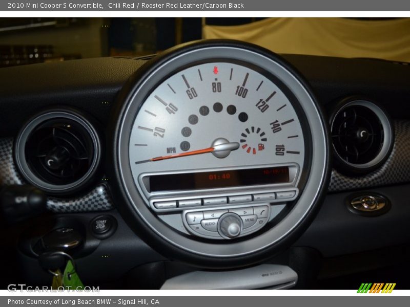 Chili Red / Rooster Red Leather/Carbon Black 2010 Mini Cooper S Convertible