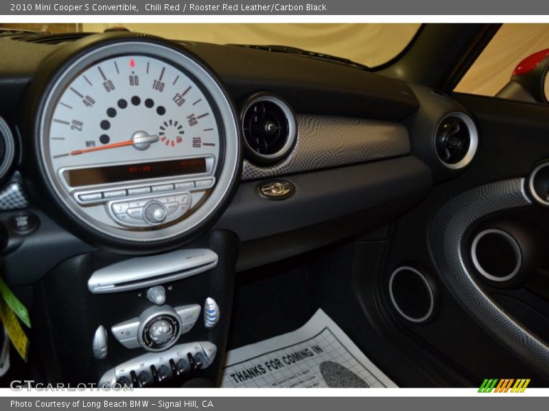 Chili Red / Rooster Red Leather/Carbon Black 2010 Mini Cooper S Convertible