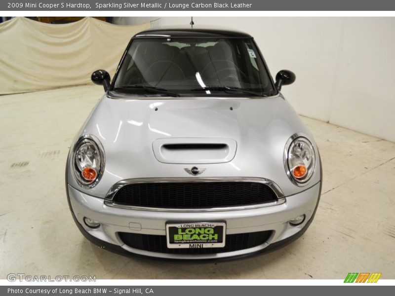 Sparkling Silver Metallic / Lounge Carbon Black Leather 2009 Mini Cooper S Hardtop