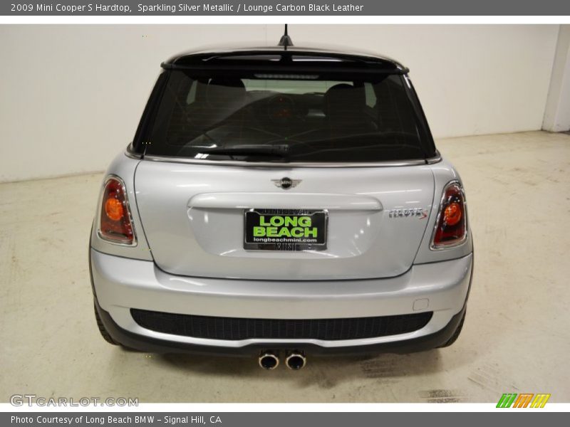 Sparkling Silver Metallic / Lounge Carbon Black Leather 2009 Mini Cooper S Hardtop