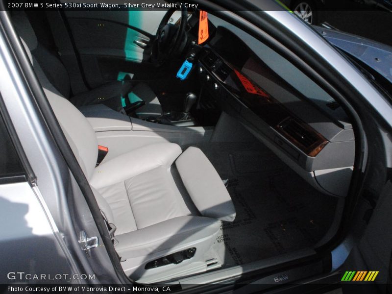 Silver Grey Metallic / Grey 2007 BMW 5 Series 530xi Sport Wagon