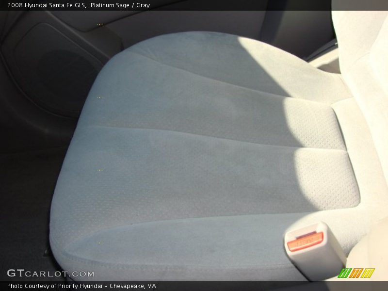 Platinum Sage / Gray 2008 Hyundai Santa Fe GLS