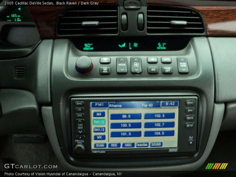 Black Raven / Dark Gray 2005 Cadillac DeVille Sedan