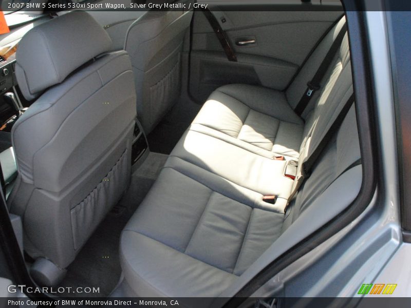 Silver Grey Metallic / Grey 2007 BMW 5 Series 530xi Sport Wagon