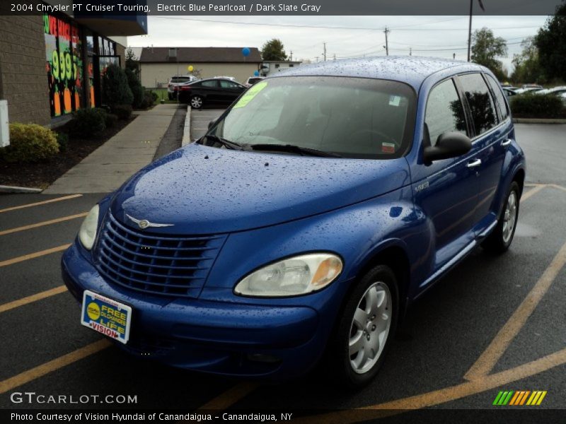 Electric Blue Pearlcoat / Dark Slate Gray 2004 Chrysler PT Cruiser Touring