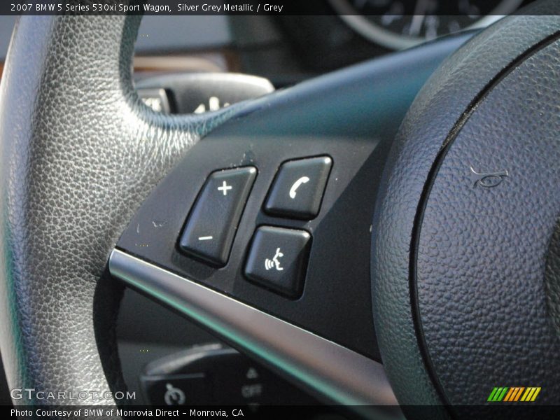 Silver Grey Metallic / Grey 2007 BMW 5 Series 530xi Sport Wagon