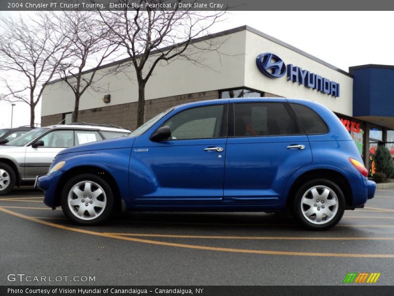 Electric Blue Pearlcoat / Dark Slate Gray 2004 Chrysler PT Cruiser Touring