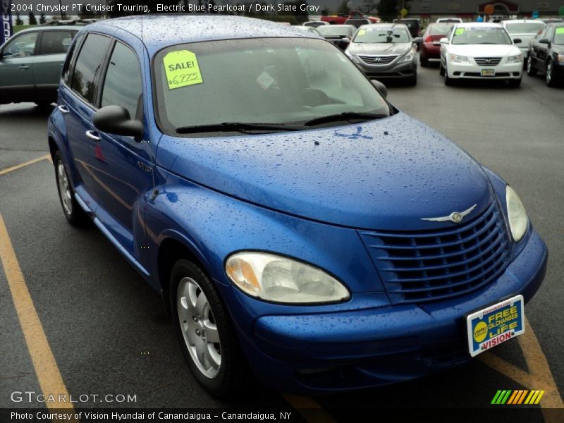 Electric Blue Pearlcoat / Dark Slate Gray 2004 Chrysler PT Cruiser Touring