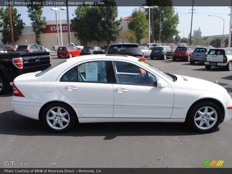 Alabaster White / Ash 2002 Mercedes-Benz C 240 Sedan