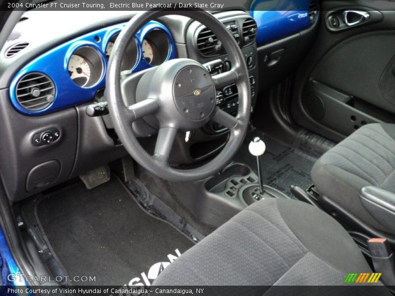 Electric Blue Pearlcoat / Dark Slate Gray 2004 Chrysler PT Cruiser Touring