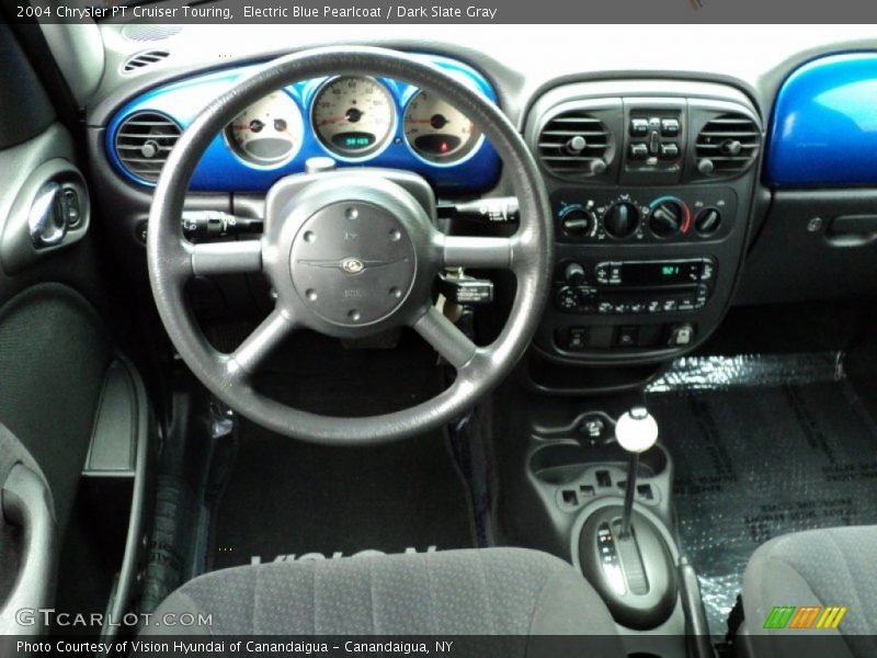 Electric Blue Pearlcoat / Dark Slate Gray 2004 Chrysler PT Cruiser Touring