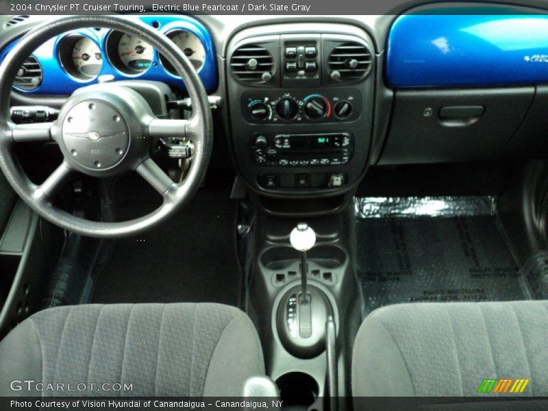 Electric Blue Pearlcoat / Dark Slate Gray 2004 Chrysler PT Cruiser Touring