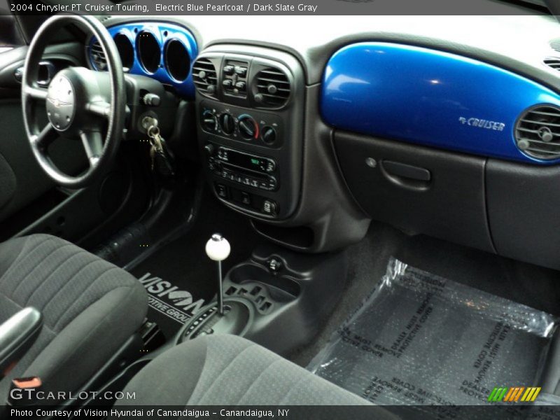 Electric Blue Pearlcoat / Dark Slate Gray 2004 Chrysler PT Cruiser Touring