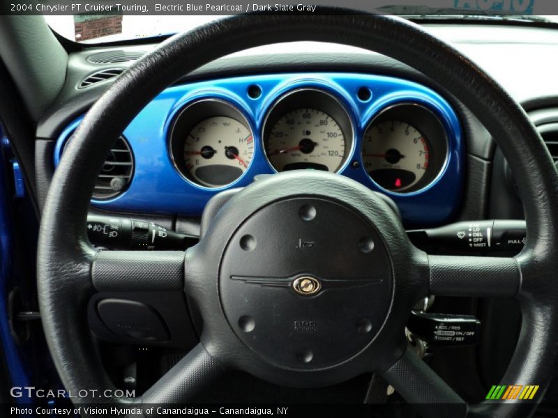 Electric Blue Pearlcoat / Dark Slate Gray 2004 Chrysler PT Cruiser Touring