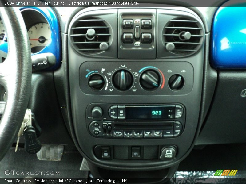 Electric Blue Pearlcoat / Dark Slate Gray 2004 Chrysler PT Cruiser Touring