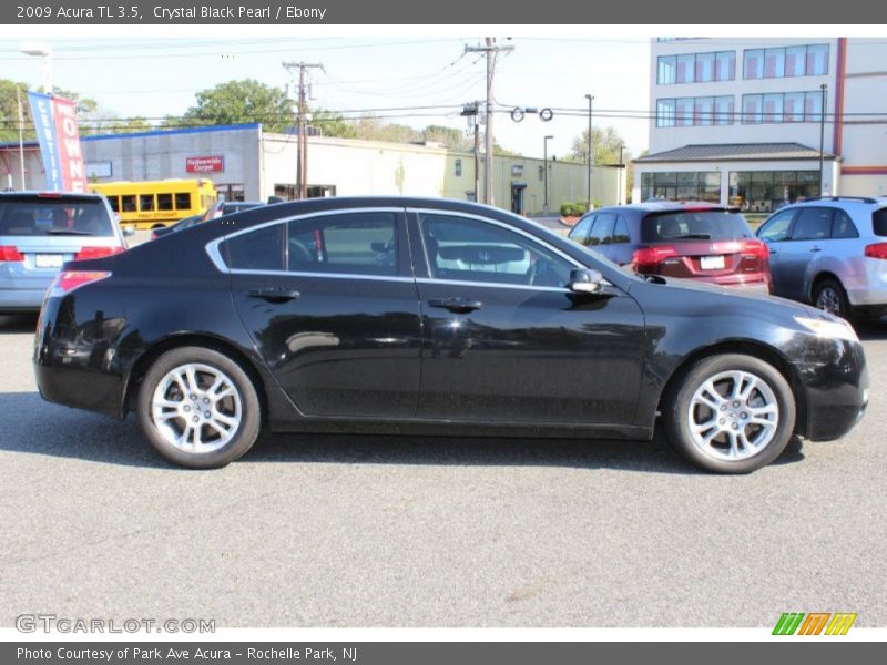 Crystal Black Pearl / Ebony 2009 Acura TL 3.5