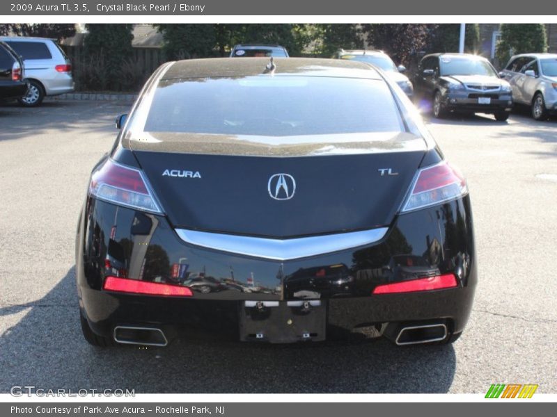 Crystal Black Pearl / Ebony 2009 Acura TL 3.5