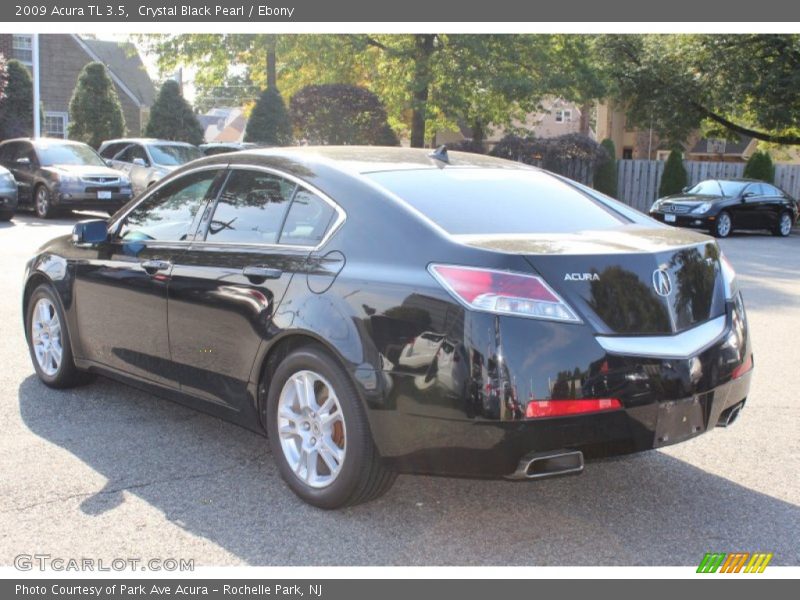Crystal Black Pearl / Ebony 2009 Acura TL 3.5