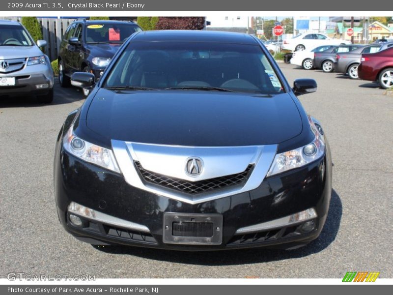 Crystal Black Pearl / Ebony 2009 Acura TL 3.5
