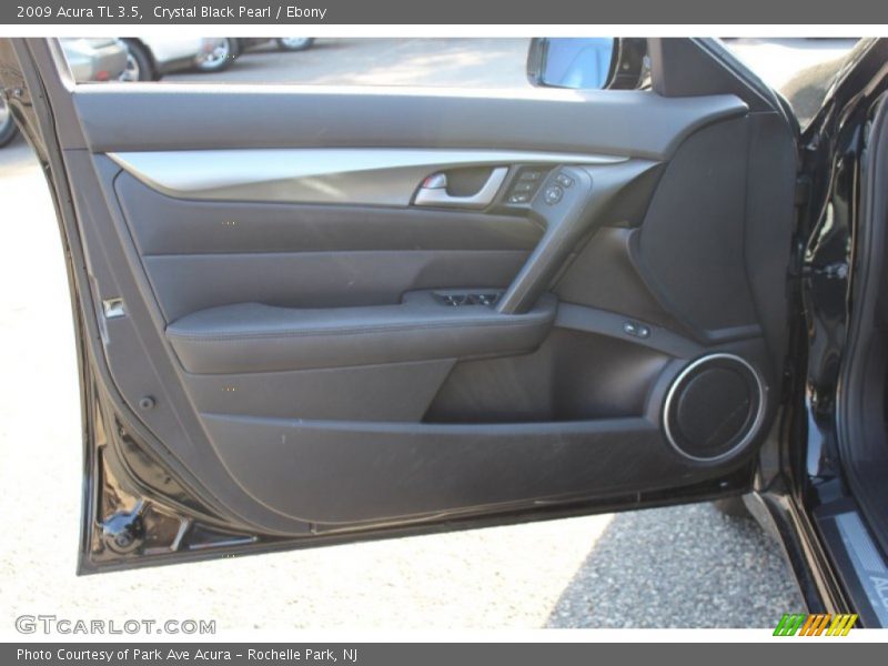 Crystal Black Pearl / Ebony 2009 Acura TL 3.5