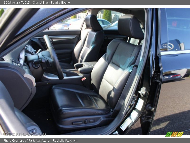 Crystal Black Pearl / Ebony 2009 Acura TL 3.5