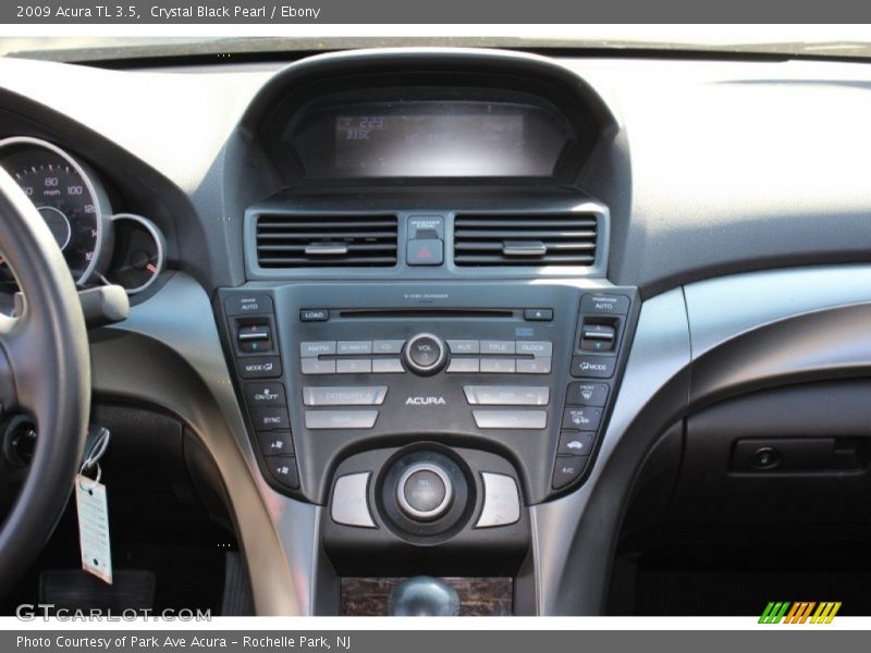 Crystal Black Pearl / Ebony 2009 Acura TL 3.5