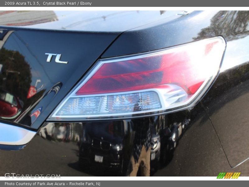 Crystal Black Pearl / Ebony 2009 Acura TL 3.5