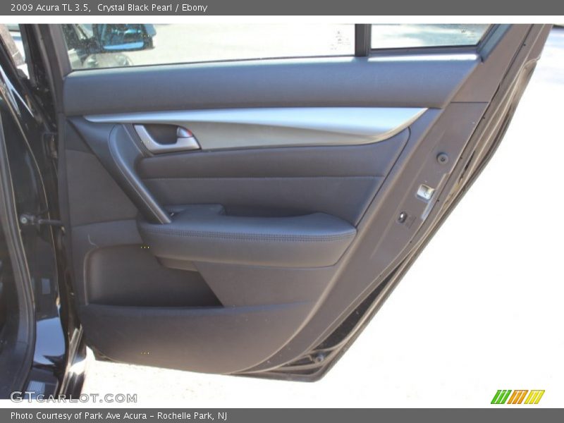 Crystal Black Pearl / Ebony 2009 Acura TL 3.5