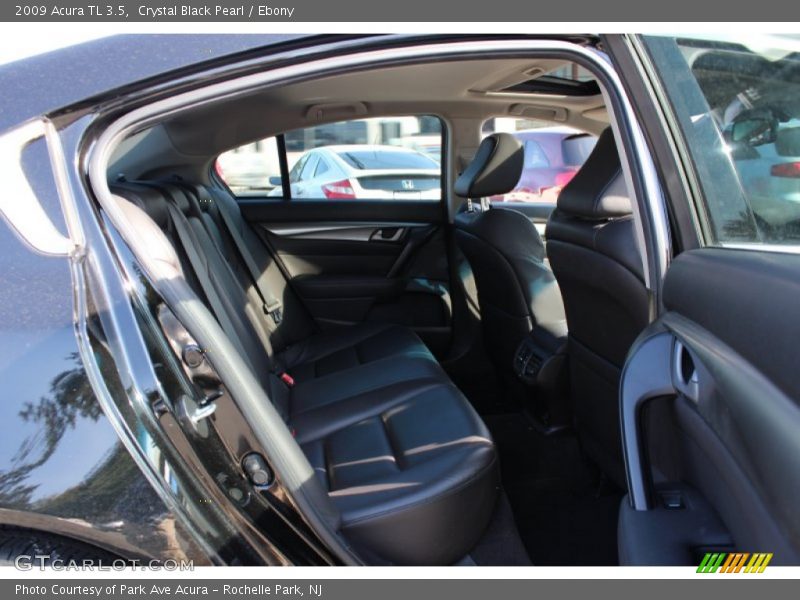 Crystal Black Pearl / Ebony 2009 Acura TL 3.5